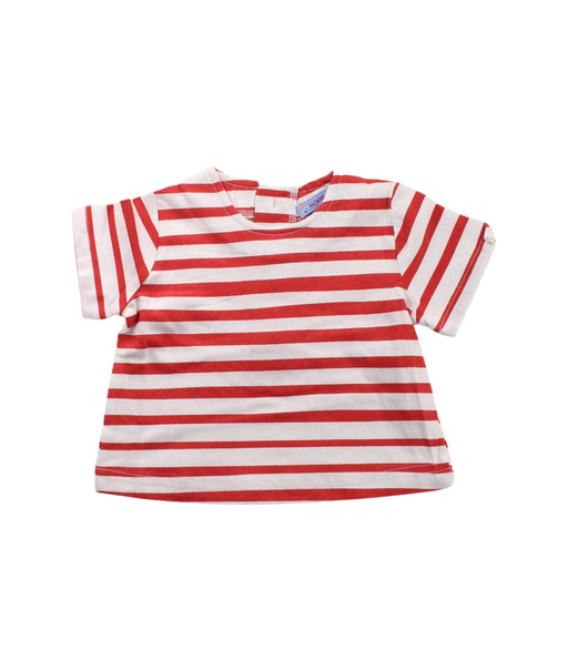 A Red Short Sleeve T Shirts from Agatha Ruiz De La Prada in size 0-3M for girl. (Front View)