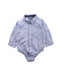 A Blue Long Sleeve Bodysuits from Andy & Evan in size 12-18M for boy. (Front View)