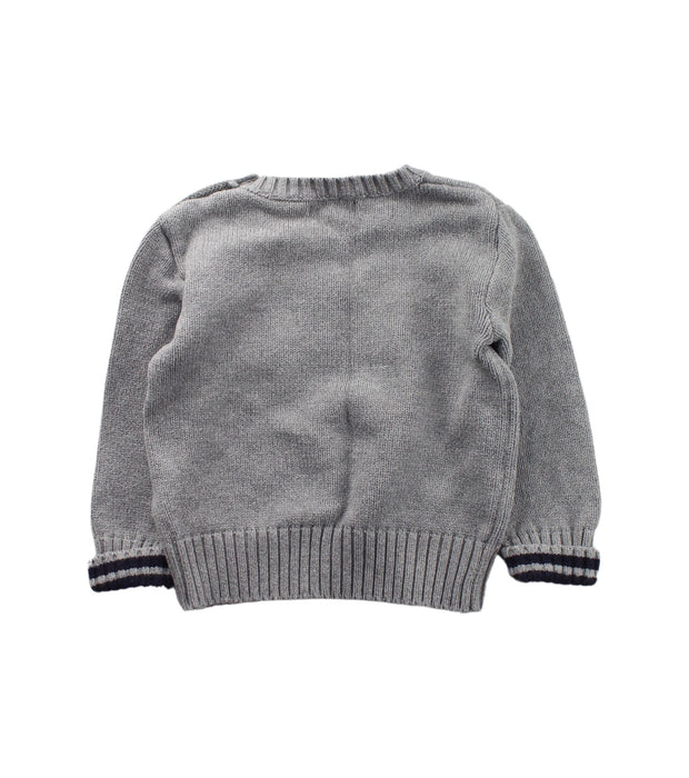 A Grey Knit Sweaters from Ralph Lauren in size 18-24M for boy. (Back View)