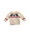 A White Cardigans from Ralph Lauren in size 3-6M for boy. (Back View)