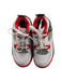 A White Sneakers from Air Jordan in size 4T for boy. (Back View)