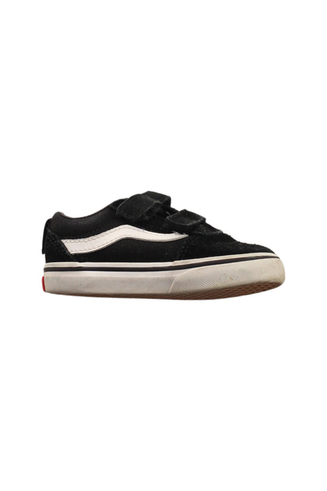 A Black Sneakers from Vans in size 18-24M for boy. (Front View)