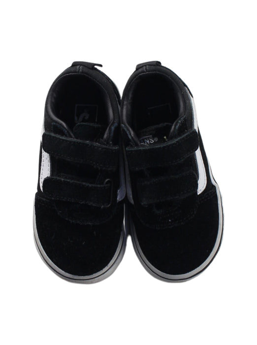 A Black Sneakers from Vans in size 18-24M for boy. (Back View)