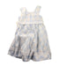 A Blue Sleeveless Dresses from Nicholas & Bears in size 2T for girl. (Back View)