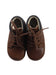 A Brown Sneakers from Jacadi in size 12-18M for boy. (Back View)