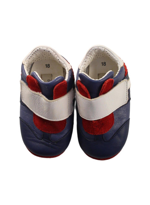 A Blue Sneakers from Dolce & Gabbana in size 18-24M for boy. (Back View)