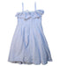 A Blue Sleeveless Dresses from Polo Ralph Lauren in size 8Y for girl. (Back View)