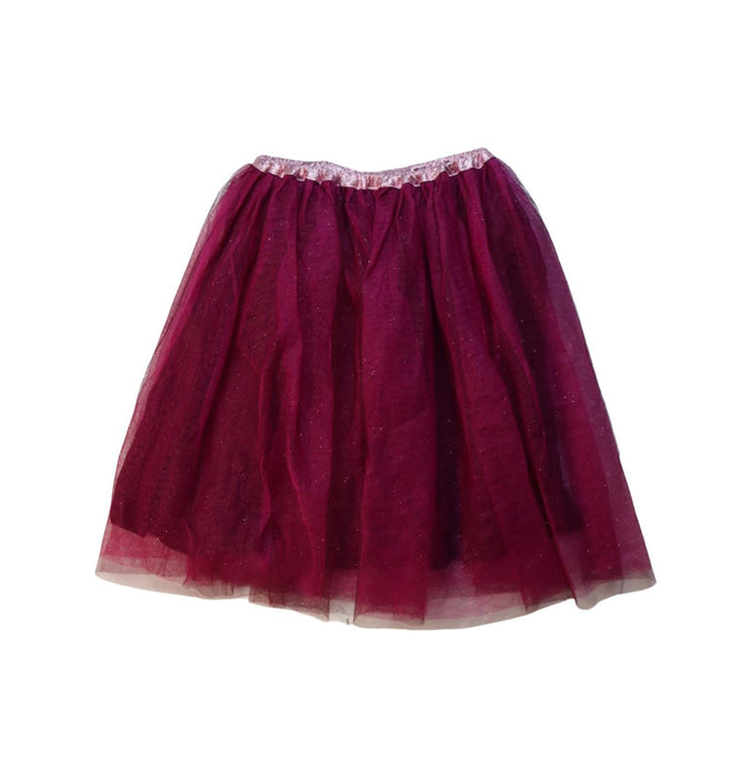 A Red Tulle Skirts from Bonton in size 2T for girl. (Front View)