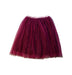 A Red Tulle Skirts from Bonton in size 2T for girl. (Back View)