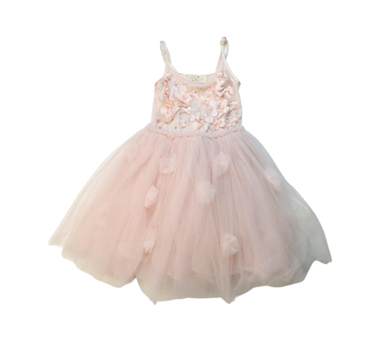 A Pink Sleeveless Dresses from Tutu Du Monde in size 2T for girl. (Front View)