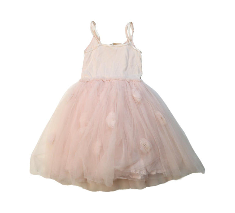 A Pink Sleeveless Dresses from Tutu Du Monde in size 2T for girl. (Back View)