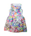 A Multicolour Sleeveless Dresses from Simonetta in size 6T for girl. (Front View)