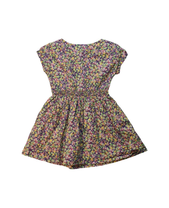 A Multicolour Short Sleeve Dresses from Bonpoint in size 4T for girl. (Back View)