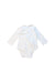 A White Long Sleeve Bodysuits from Jacadi in size 3-6M for neutral. (Back View)