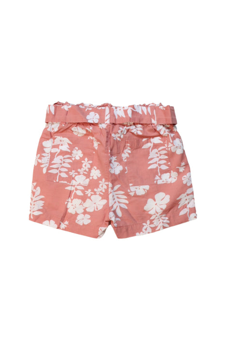 A Pink Shorts from Petit Bateau in size 4T for girl. (Back View)