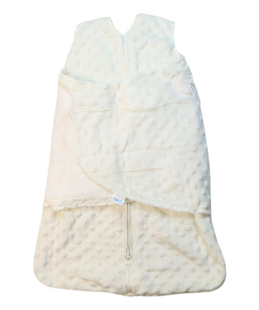 A Ivory Sleepsacs from HALO in size Newborn for neutral. (Front View)