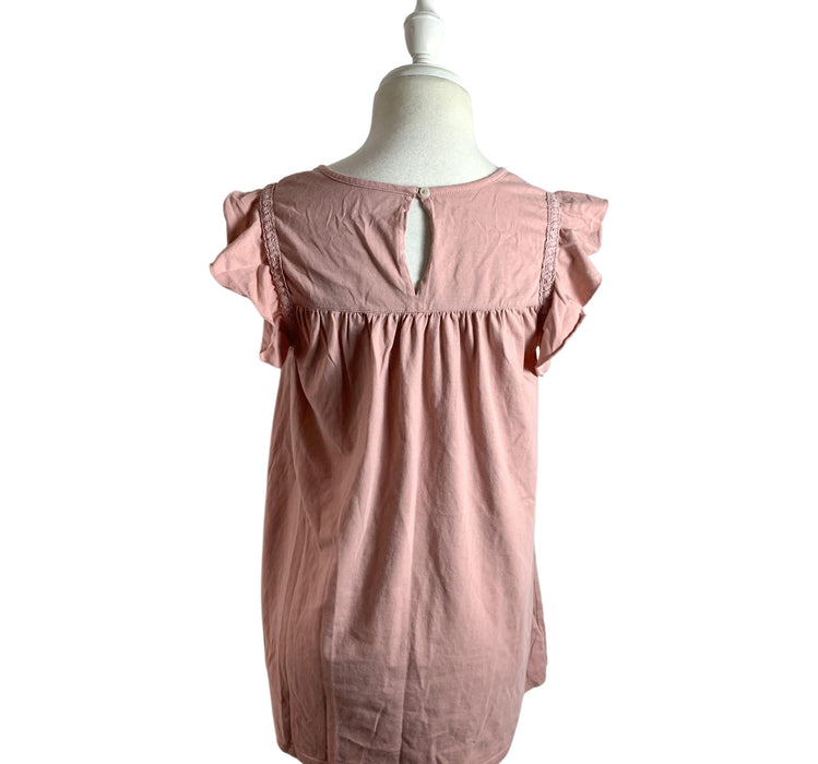 A Pink Sleeveless Tops from A Pea in the Pod in size S for maternity. (Back View)