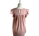 A Pink Sleeveless Tops from A Pea in the Pod in size S for maternity. (Back View)