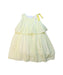 A Yellow Sleeveless Dresses from Crewcuts in size 4T for girl. (Front View)