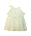A Yellow Sleeveless Dresses from Crewcuts in size 4T for girl. (Back View)