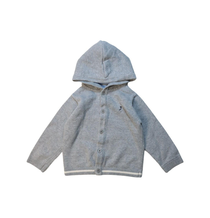 A Grey Lightweight Jackets from Jacadi in size 18-24M for boy. (Front View)