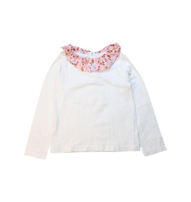 A Multicolour Long Sleeve Tops from Jacadi in size 6T for girl. (Front View)