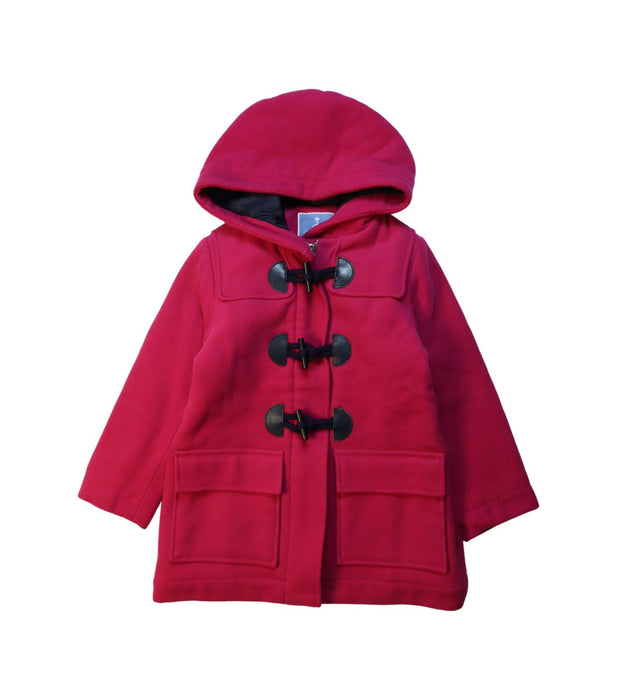 A Red Coats from Jacadi in size 5T for girl. (Front View)