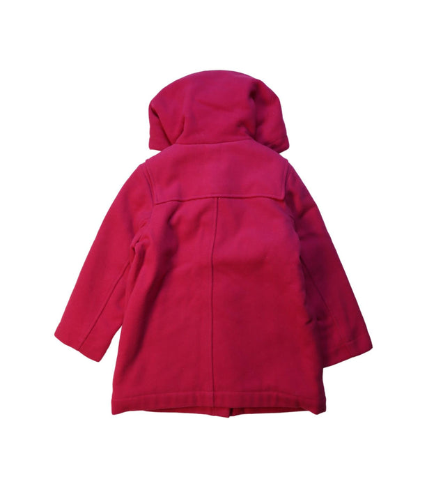 A Red Coats from Jacadi in size 5T for girl. (Back View)