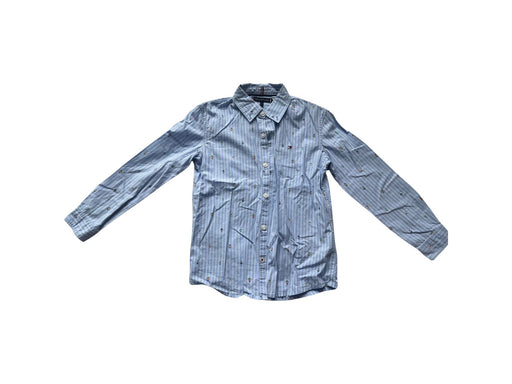 A Blue Long Sleeve Shirts from Tommy Hilfiger in size 7Y for boy. (Front View)