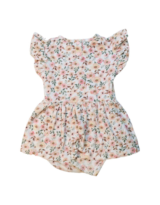 A Multicolour Short Sleeve Bodysuits from Snuggle Hunny in size 12-18M for girl. (Back View)