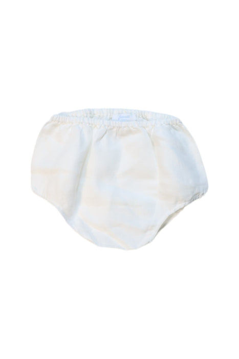 A White Bloomers from Jacadi in size 0-3M for neutral. (Front View)