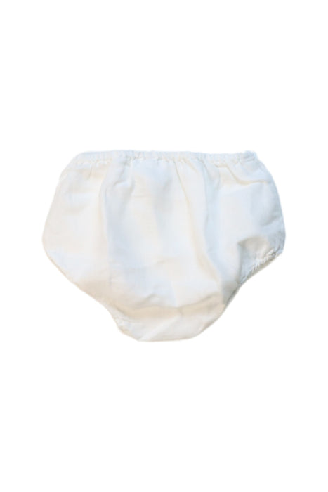 A White Bloomers from Jacadi in size 0-3M for neutral. (Back View)