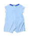 A Blue Short Sleeve Rompers from Jacadi in size 12-18M for boy. (Back View)