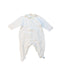 A White Onesies from Bonpoint in size 0-3M for neutral. (Front View)