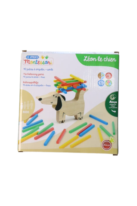 A Multicolour Wooden Toys from Montessori in size 3T for neutral. (Back View)