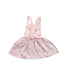 A Pink Overall Dresses from The Little White Company in size 0-3M for girl. (Back View)