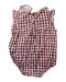 A Red Sleeveless Bodysuits from Seed in size 0-3M for girl. (Back View)