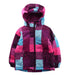 A Purple Lightweight Jackets from Color Kids in size 4T for girl. (Front View)