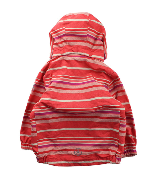 A Red Lightweight Jackets from Color Kids in size 2T for boy. (Back View)