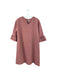 A Burgundy Long Sleeve Dresses from Zhoe & Tobiah in size 12Y for girl. (Back View)