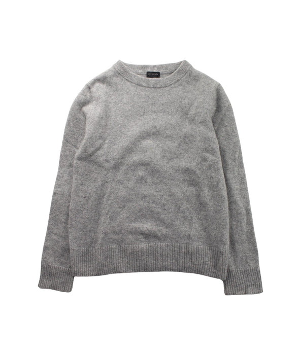 A Grey Knit Sweaters from Crewcuts in size 8Y for boy. (Front View)