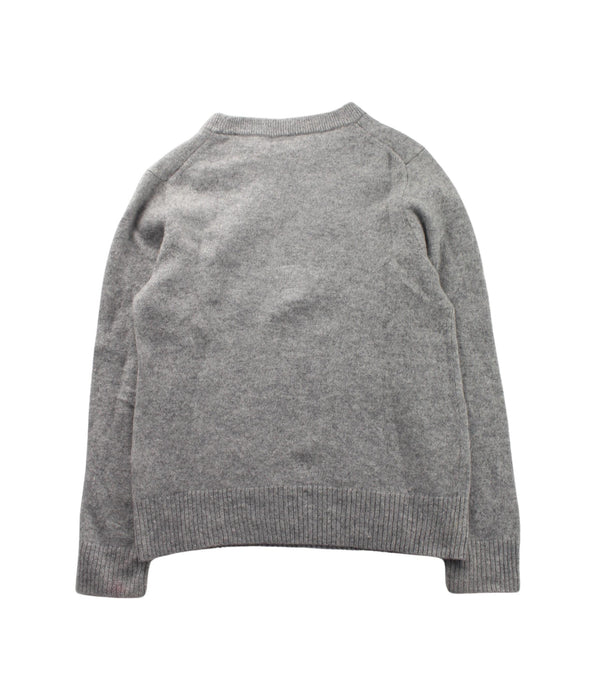 A Grey Knit Sweaters from Crewcuts in size 8Y for boy. (Back View)