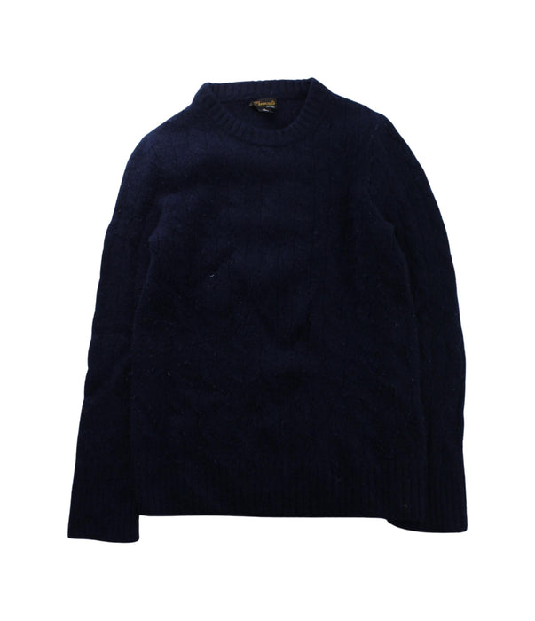 A Blue Knit Sweaters from Crewcuts in size 8Y for boy. (Front View)