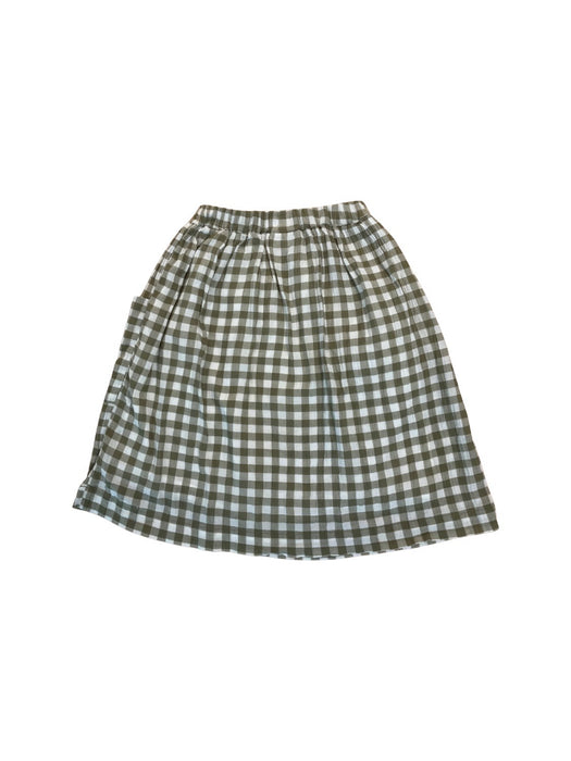 A Green Mid Skirts from Seed in size 4T for girl. (Back View)