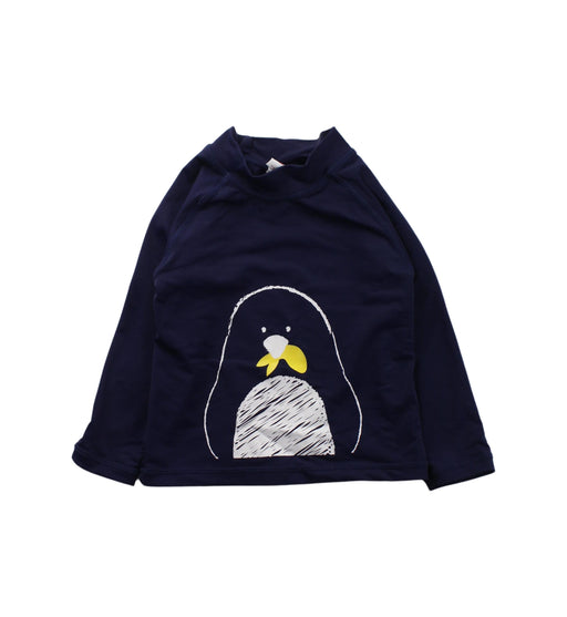 A Blue Rash Guards from Seed in size 12-18M for boy. (Front View)