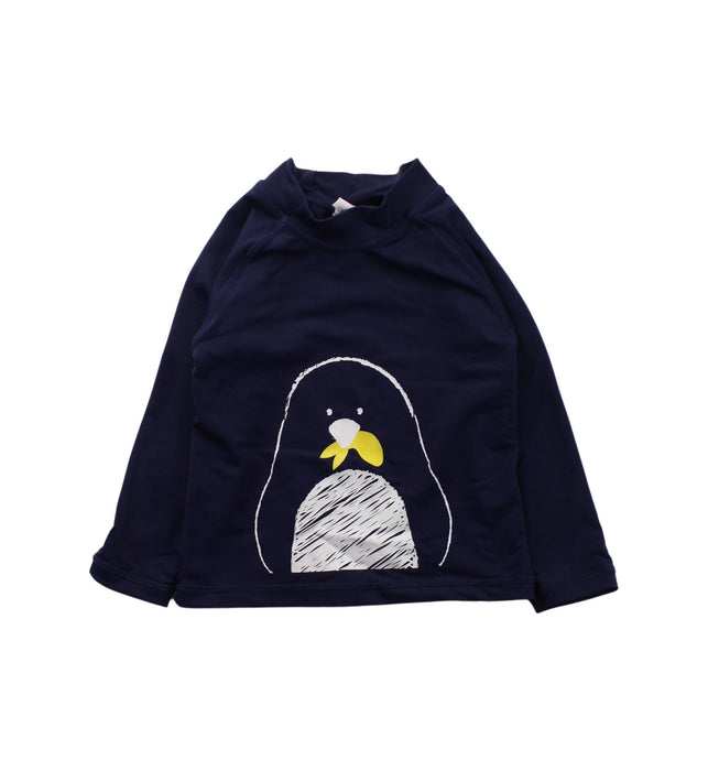 A Blue Rash Guards from Seed in size 12-18M for boy. (Front View)