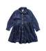 A Blue Long Sleeve Dresses from Ralph Lauren in size 12-18M for girl. (Front View)