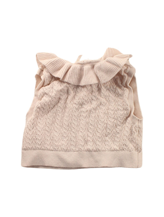 A Beige Sleeveless Tops from Gingersnaps in size 4T for girl. (Back View)