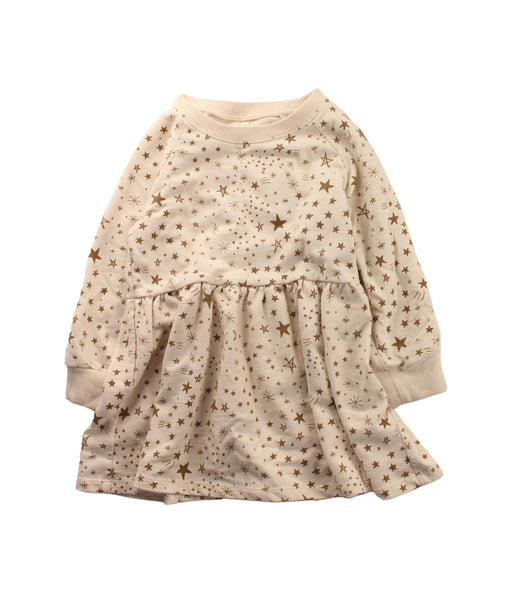 A Beige Long Sleeve Dresses from Rylee + Cru in size 2T for girl. (Front View)