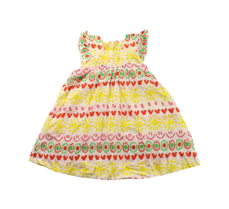 A Yellow Sleeveless Dresses from Stella McCartney in size 12-18M for girl. (Front View)